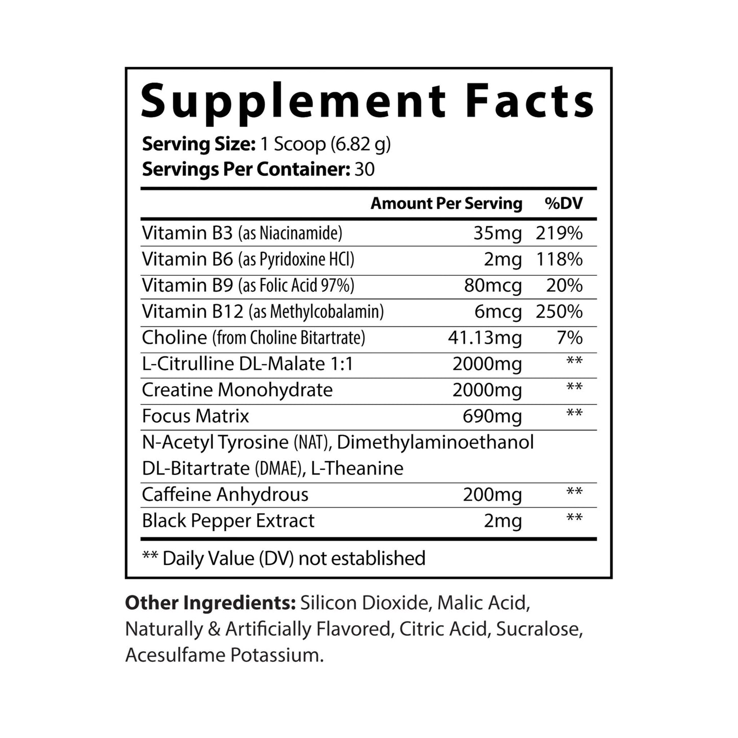 Gorilla Strength Pre-Workout Supplement, Fruit Punch (204g, 7.1oz)