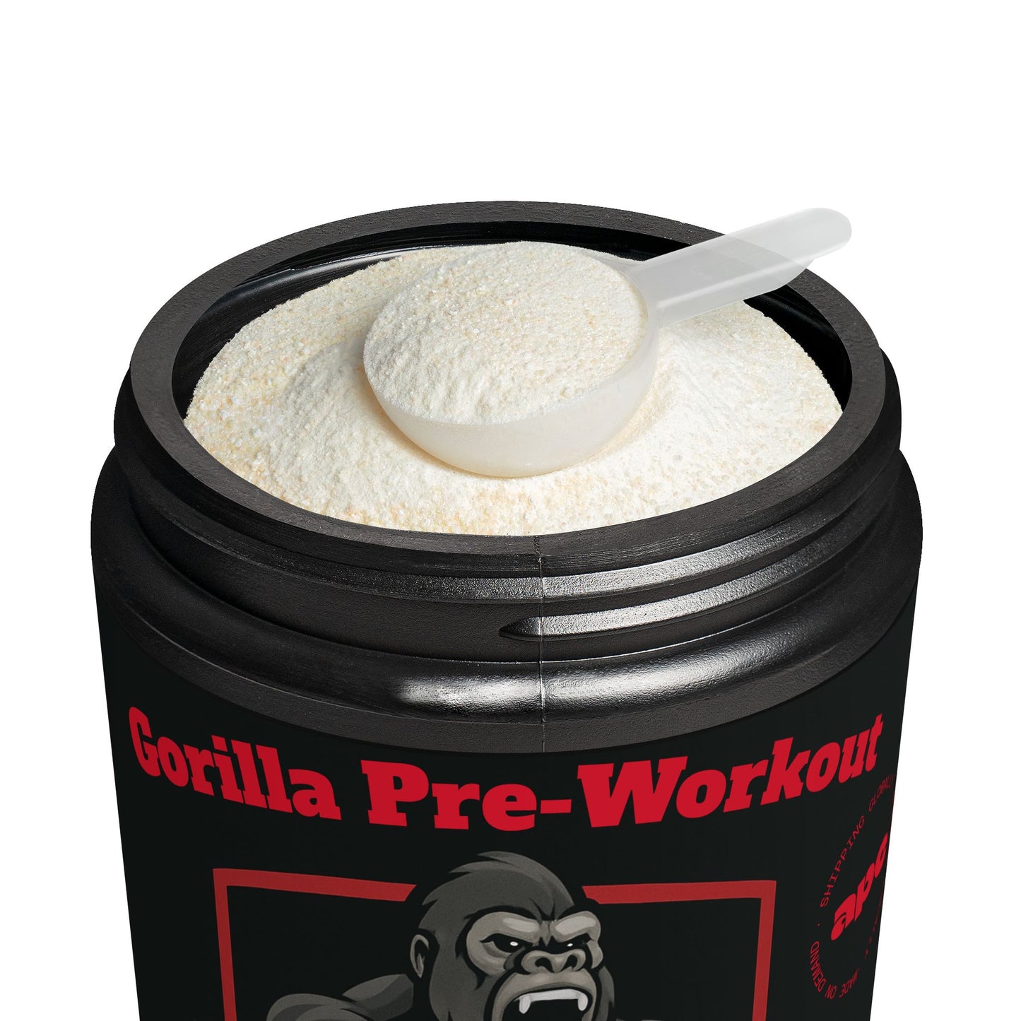 Gorilla Strength Pre-Workout Supplement, Watermelon (300g, 10.58oz)
